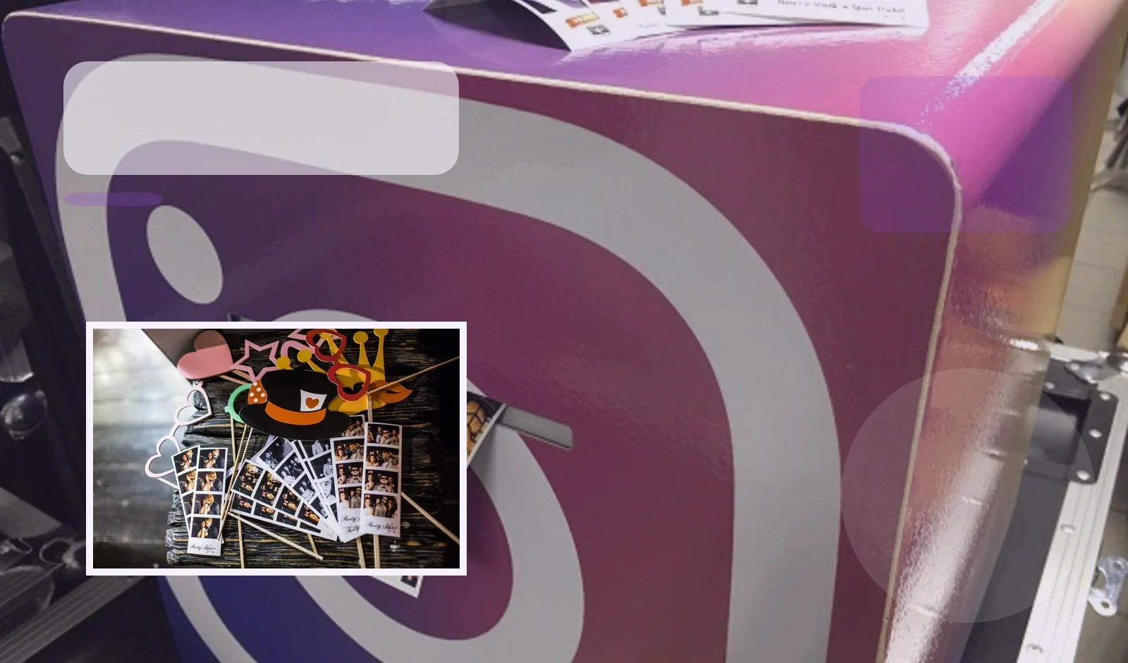 Branded printer hardware prepared for event output