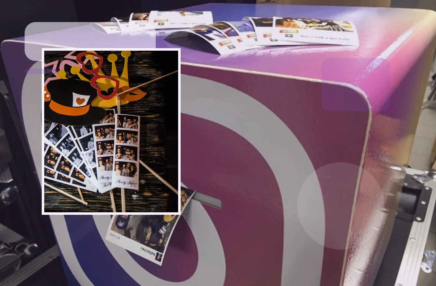 Branded printer hardware prepared for event output